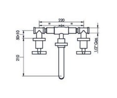 BATERIA LAVABO MATRIX GALINDO